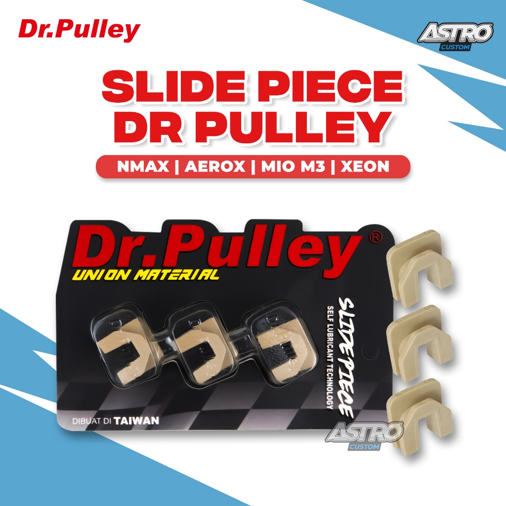 Slide Piece NMAX AEROX 155 MIO M3 Fino Soul GT Karbu Dr Pulley Slider Karet Rumah Roller Piece Slide