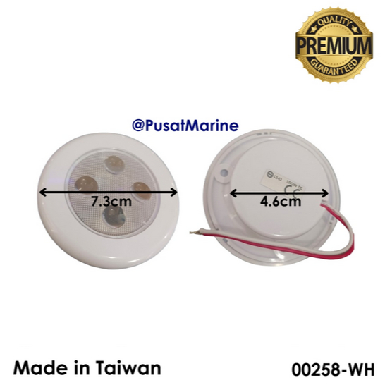 Lampu Kapal LED Ceiling Light Flush Mount 00258-WH