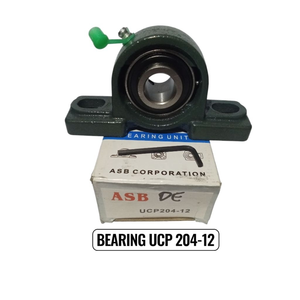 Pillow Block UCP 204 -12 Laher duduk Ukuran As 19mm ASB