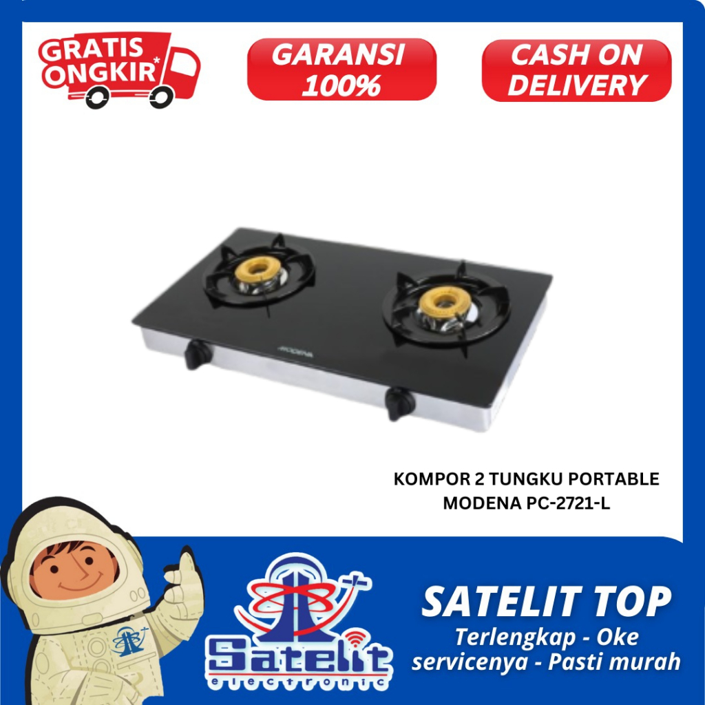 KOMPOR 2 TUNGKU PORTABLE MODENA PC-2721-L