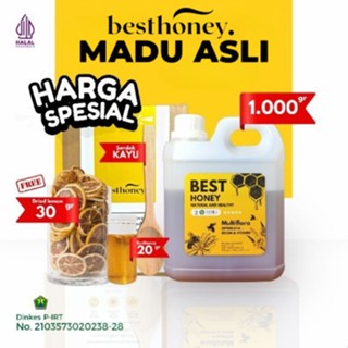 

Best Honey Madu Asli Paket Bundling Sehat Madu Multiflora Original 1kg & Dried Fruit
