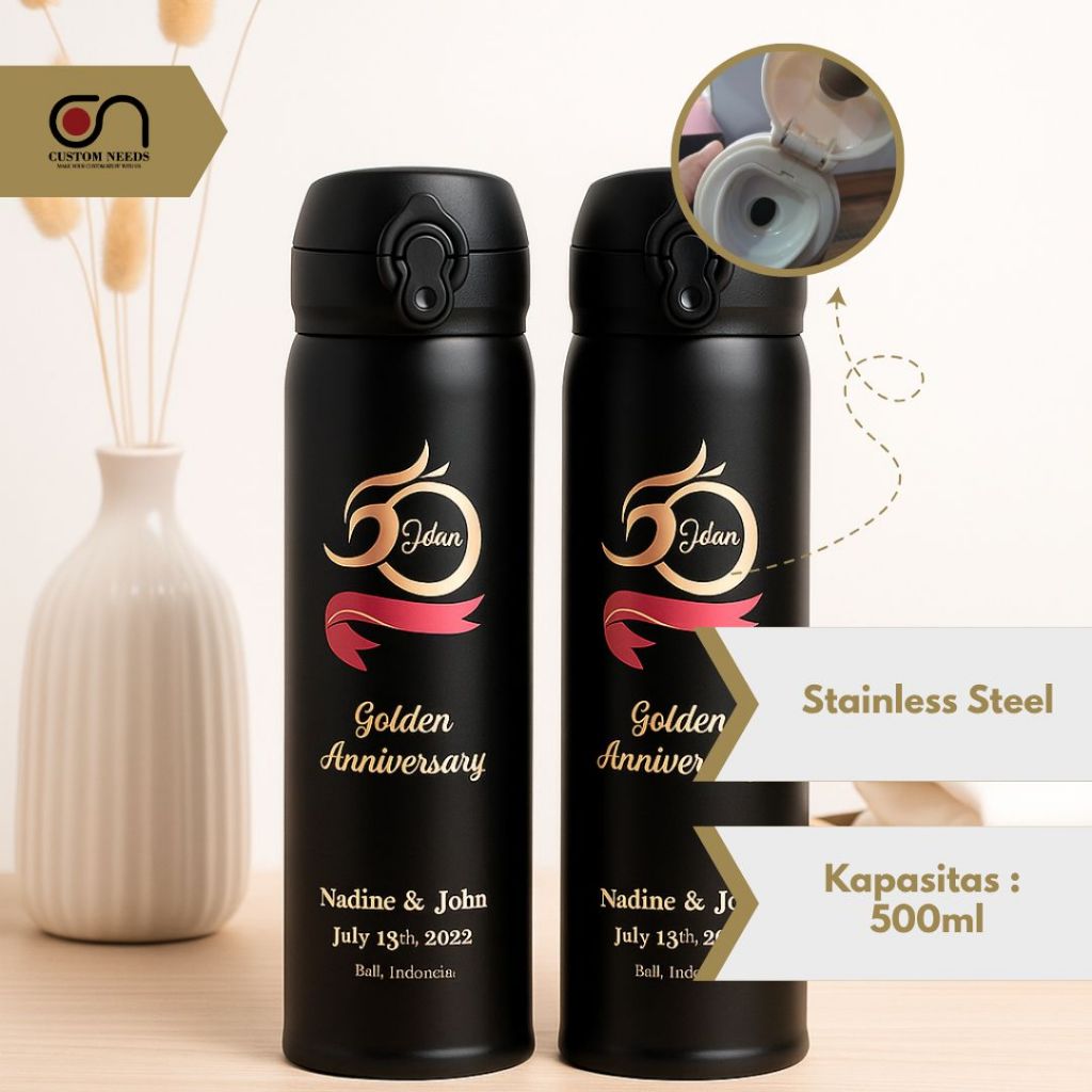 [HARGA GROSIR] TUMBLER CUSTOM GRAFIR NAMA TUMBLER NIAGARA PRINT UV TUMBLER BOTOL MINUM H667