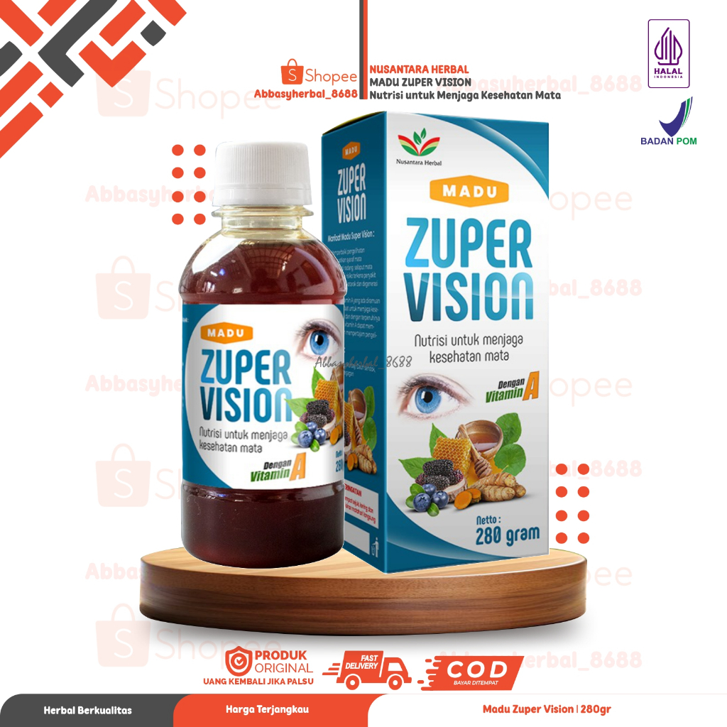 Abbasy Herbal_Madu Nutrisi Mata / Madu Super Vision