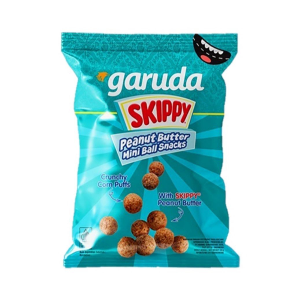 

Garuda Skippy Camilan Mini Ball Selai Kacang 50gr