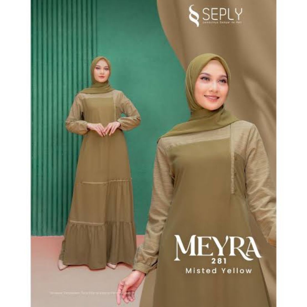 Meyra 281 Misted Yellow / Gamis Seply Mustard / Gamis Kekinian