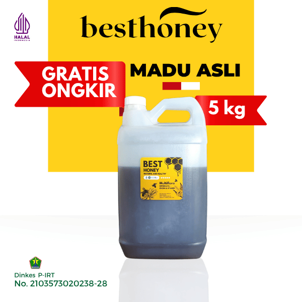 

Best Honey Madu Asli Madu Multiflora Original 5 KG