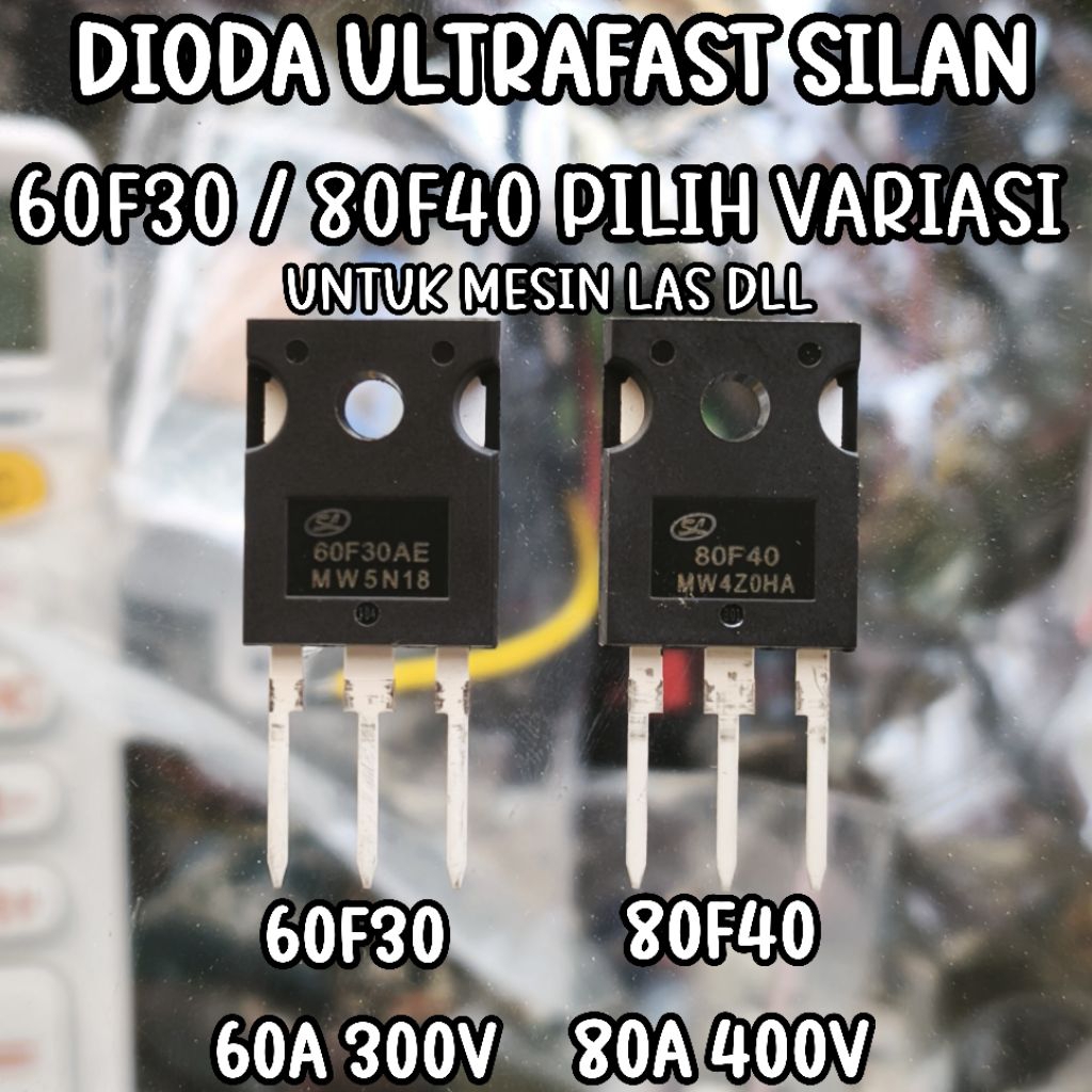DIODA ULTRAFAST SILAN 60F30 / 80F40 60A 300V 80A 400V