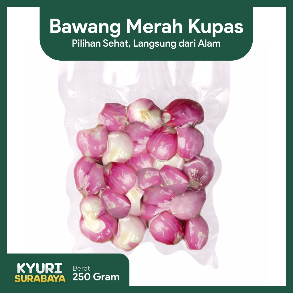 

Bawang Merah Kupas Fresh 250gr