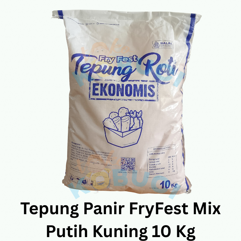 

Tepung Panir Fryfest 10 kg Zak Biru Roti Risol