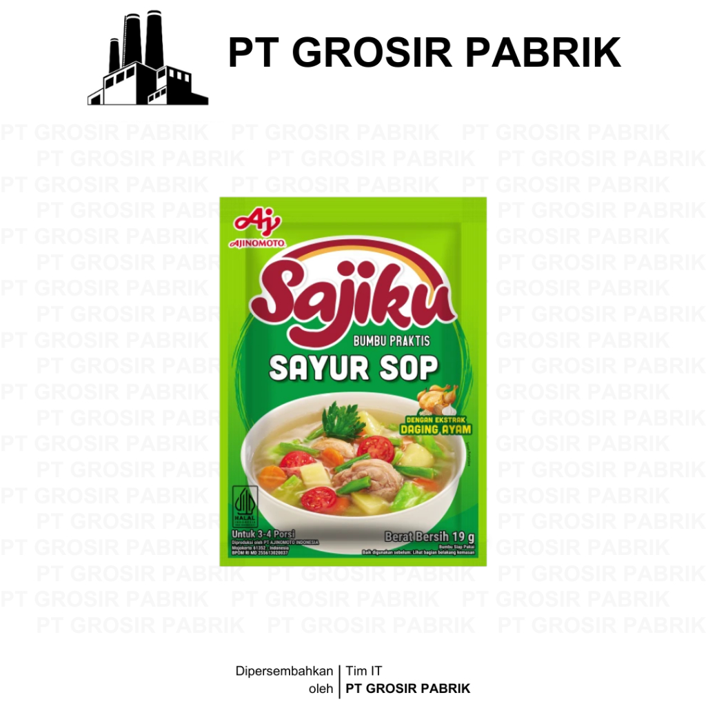 Sajiku Bumbu Sayur Sop 19 Gr / Sajiku Sayur Sop