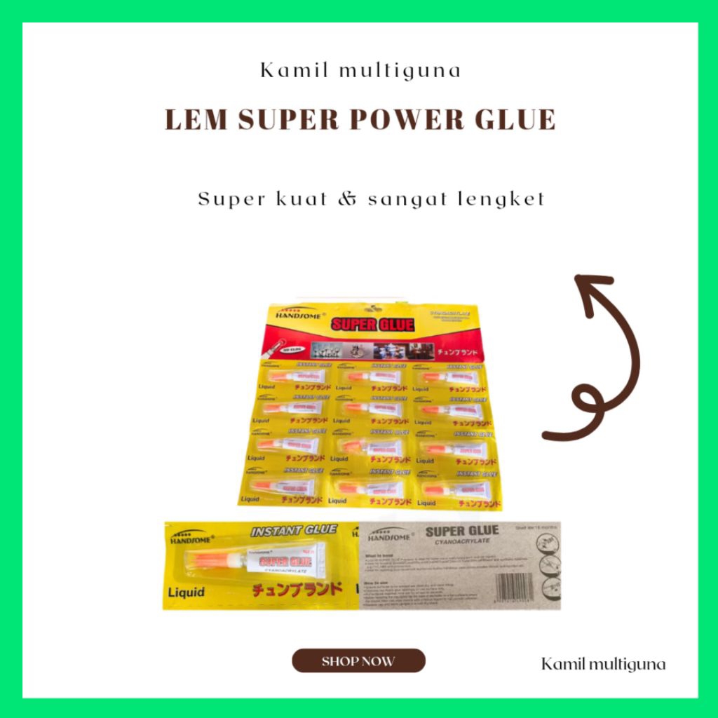 

lem super kuat lem setan lem power glue lem perekat super handsome eceran lem super tahan lama lem kertas kayu besi plastik lem korea perekat super kuat