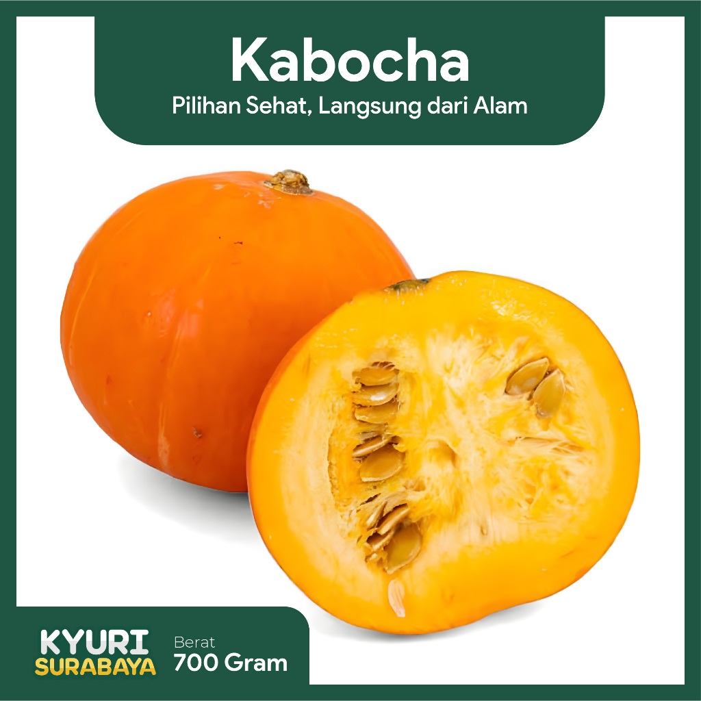 

Labu Kabocha / Labu Jepang / Pumpkin. 1 biji -/+ 650-750 gram