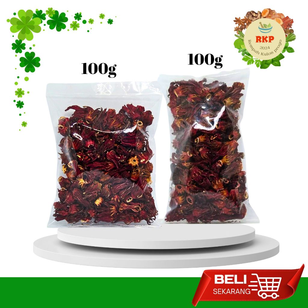 

Bunga Rosella Merah Kering 100gram