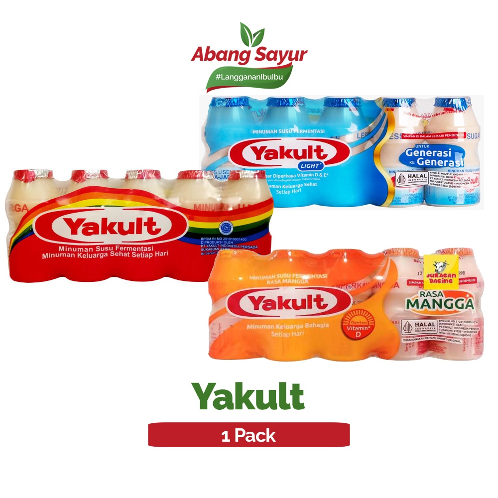 

Yakult Original / Light / Mangga – Minuman Probiotik Segar, Sehat Tiap Hari