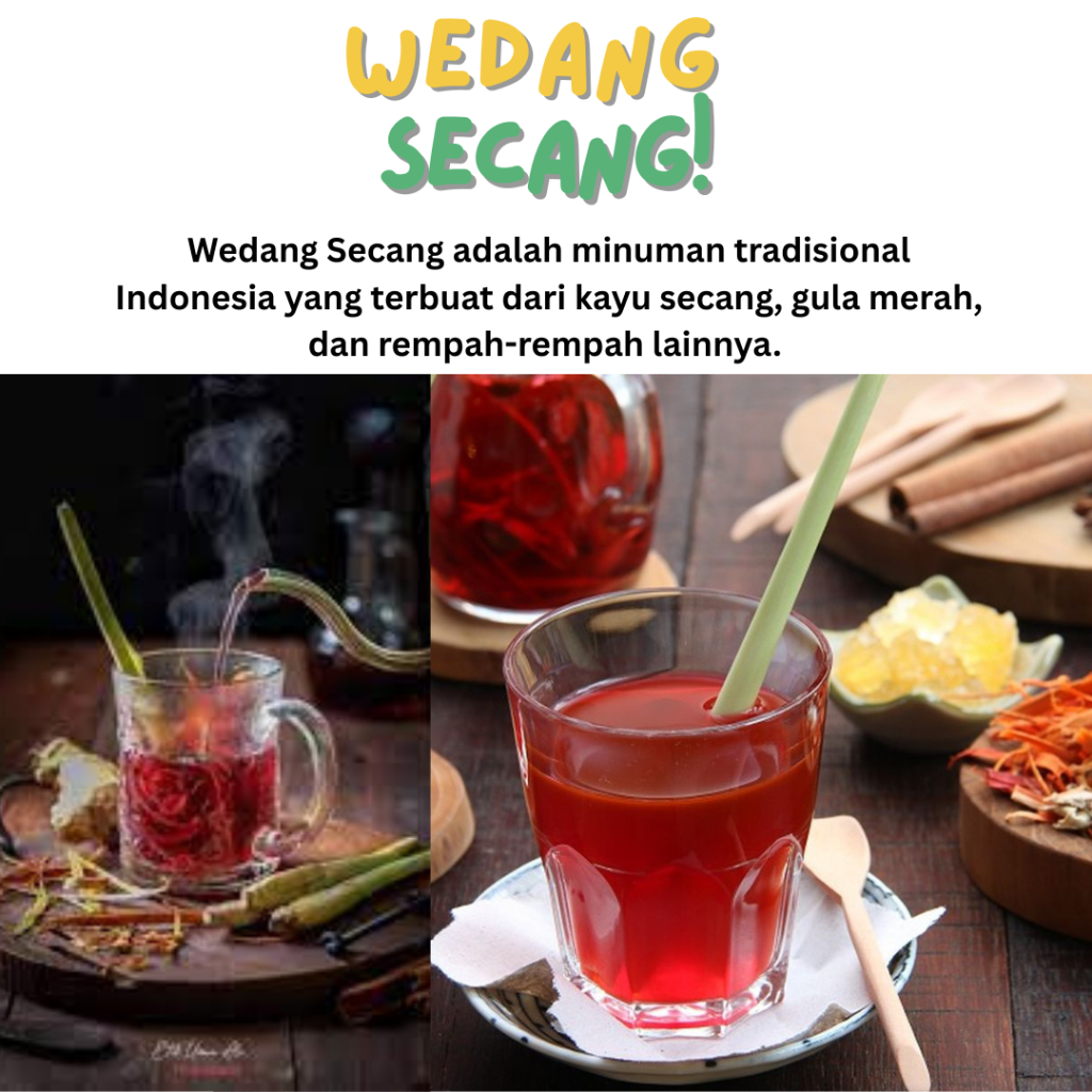

Wedang Secang Komplit Gula Batu