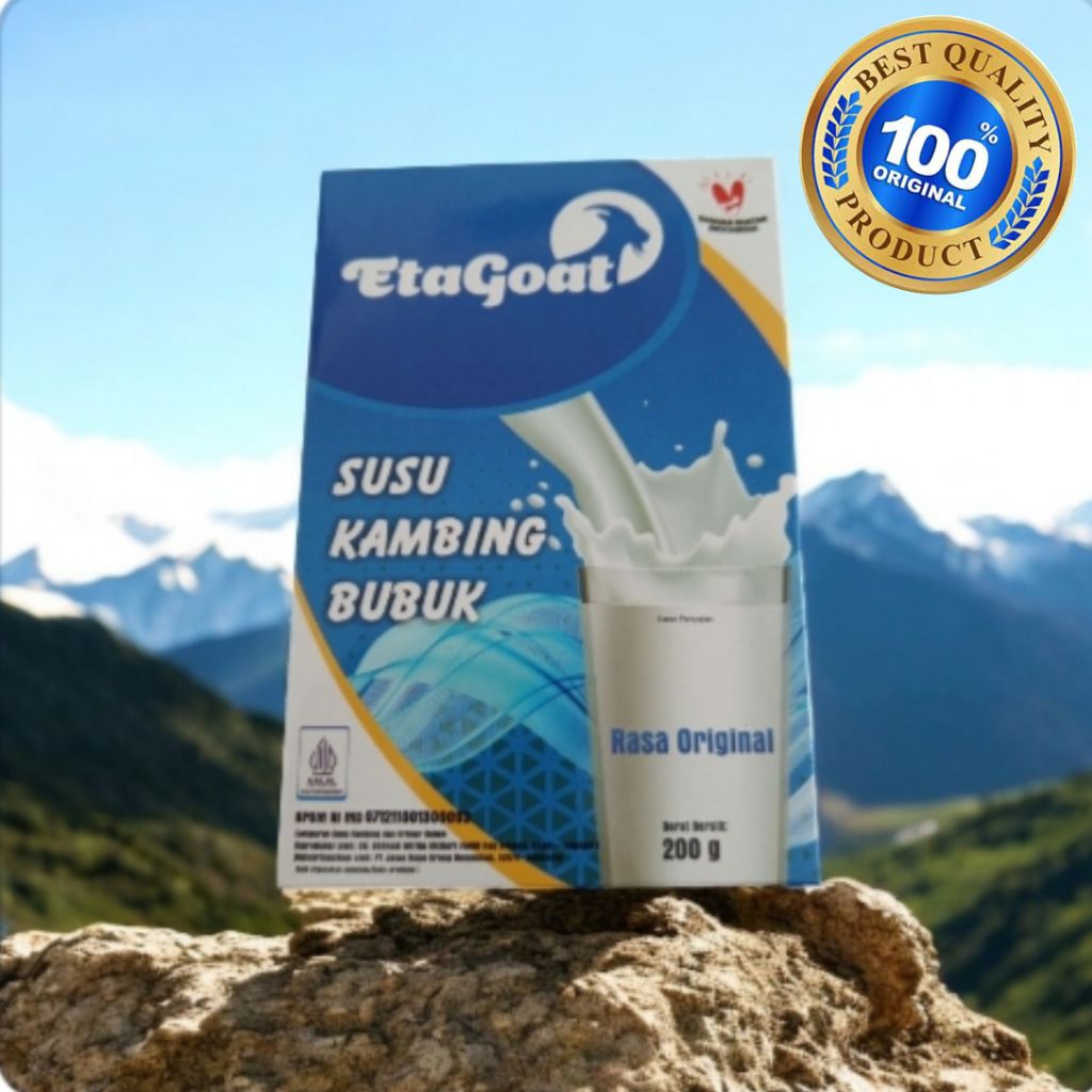 

Susu Kambing Etawa Bubuk Original – Tinggi Kalsium & Protein – 200gr