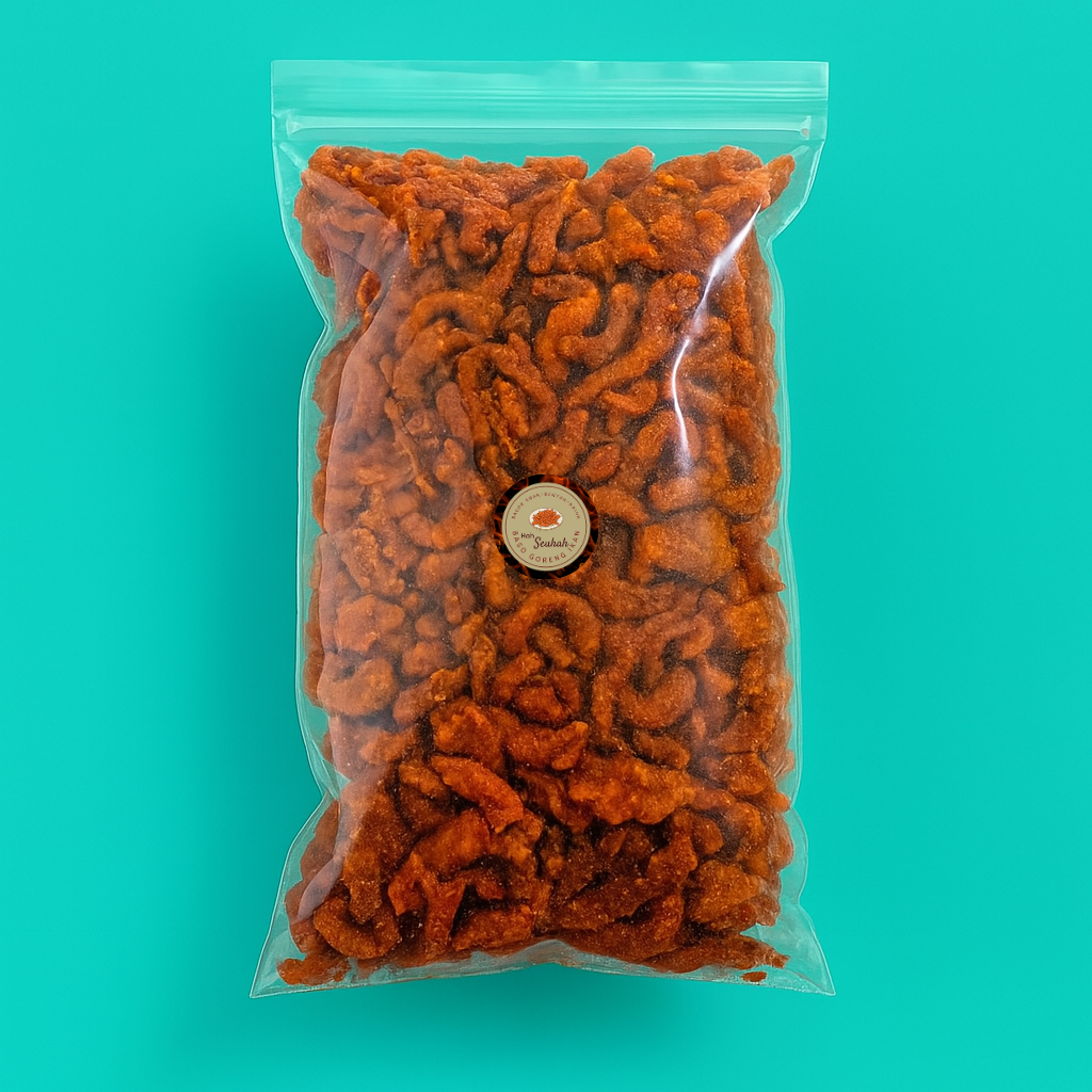 

Usus Ayam Crispy Balado Viral 250gr Camilan Kering Manis Pedas