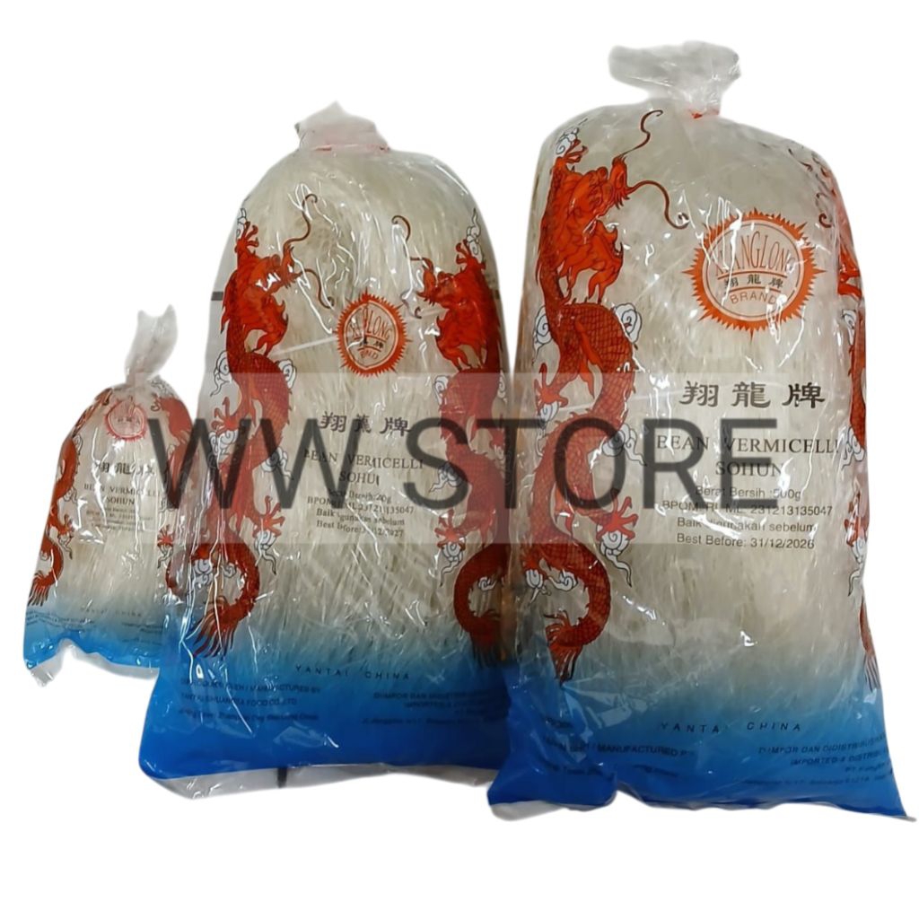 

Sohun soun kacang polong XIANGLONG XIANG LONG BRAND Vermicelli Bean BEANS THREAD 50g 250g 500g