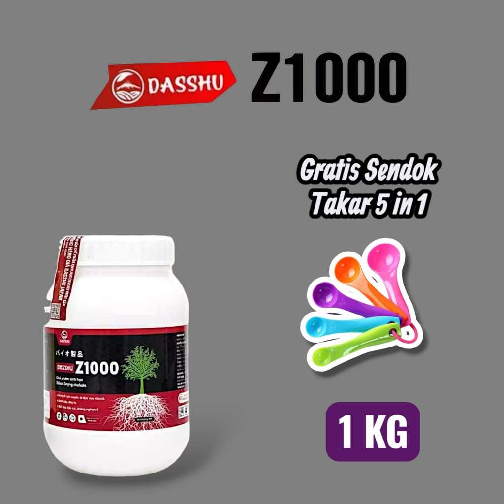 Baru Dasshu Z1000 Japan Kemasan Botol 1 Kg Bonus 1 Set Sendok Takar