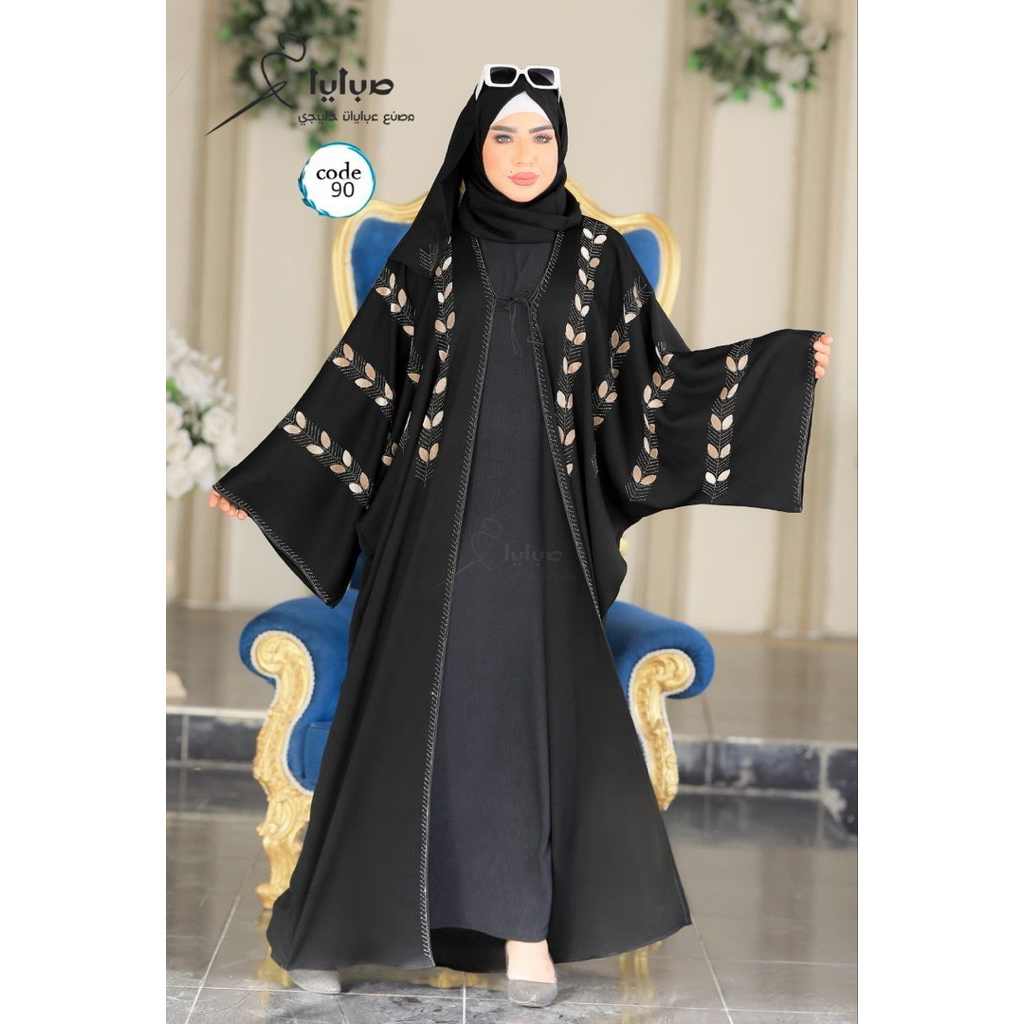 Abaya Wanita Dewasa Mesir Kaftan Free Pashmina original Premium