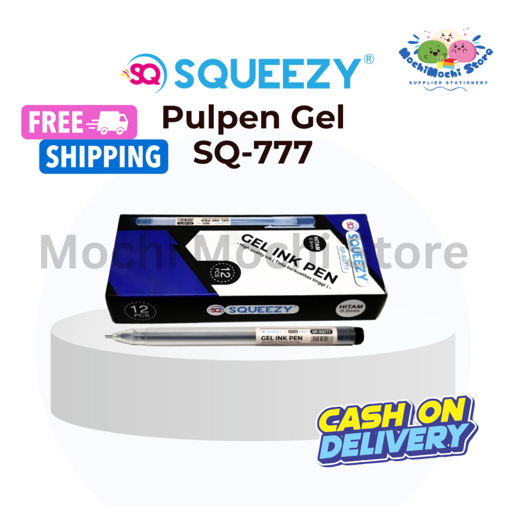 

HARGA GROSIR Pulpen Gel SQUEEZY GP-SQ777 | Pulpen Gel | Gel Pen | Needle Tip 0.5mm | Pulpen Gel SQUEEZY GPSQ-777 | Bolpen Gel