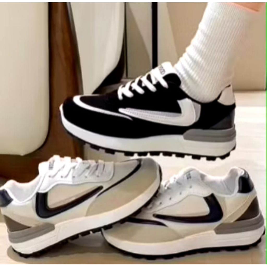Sepatu Sneakers Wanita(TMT) Kekinian Trendy Casual Terbaru