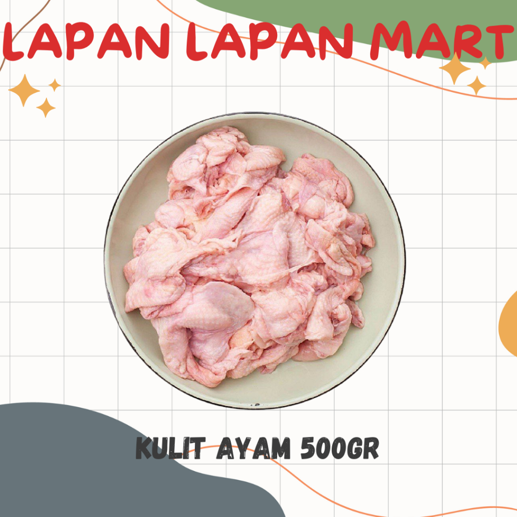 

Kulit Ayam 500gr (FROZEN FOOD KHUSUS PENGIRIMAN INSTANT)