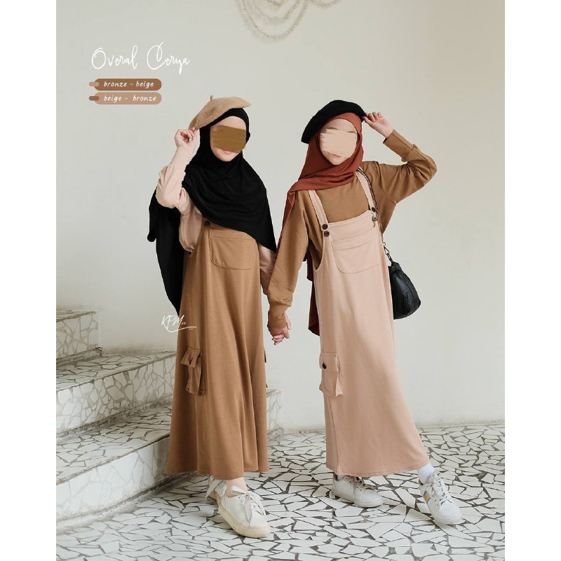[SIAP KIRIM] OVERALL CERYA KIDS BY KFM/ GAMIS ANAK CANTIK/ GAMIS ANAK SYARI/ GAMIS OVERALL KEKINIAN/