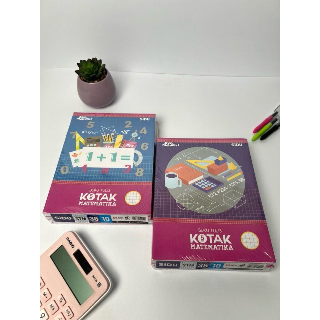 

(10 PCS) Buku Tulis Sidu Kotak Halus Kotak Strimin isi 38 Lembar