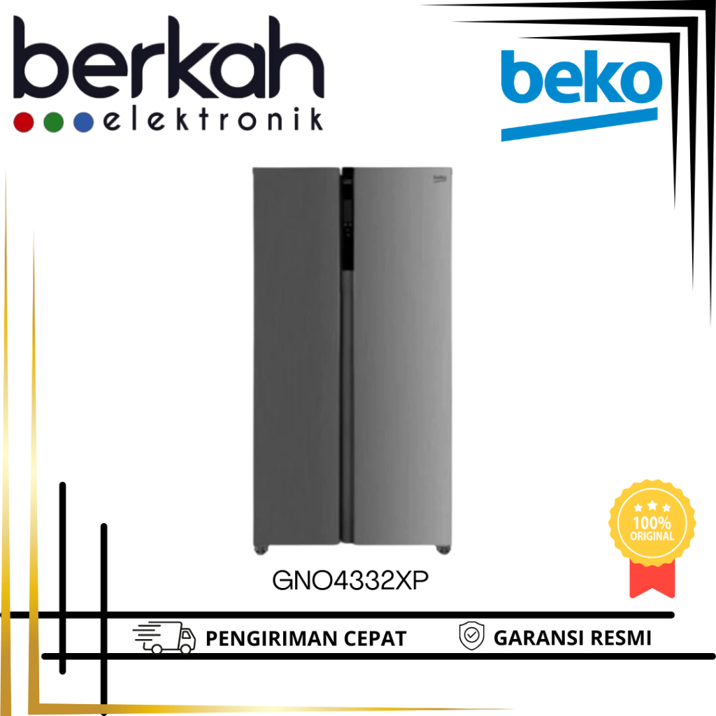 Beko Kulkas SBS Side By Side 500 Liter - GNO4332XP