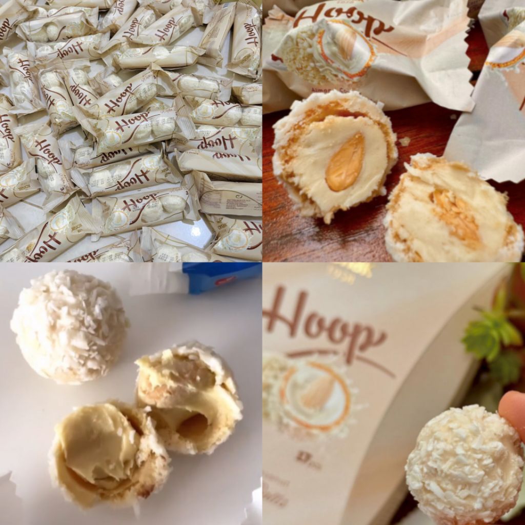 KONAK HOOP | Waffer Balls Almond | White Chocolate | Coklat Turki | Coklat Dubai Turkey | Oleh Oleh 