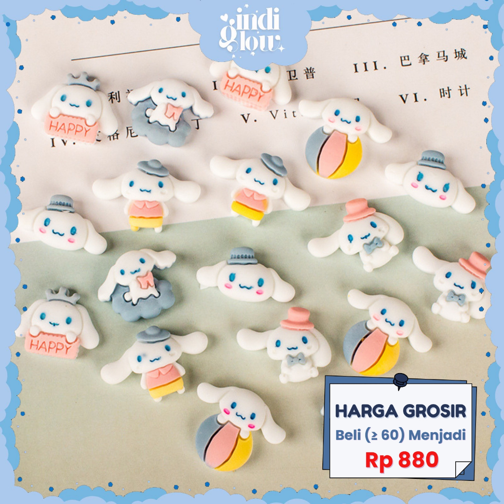 

IG Stiker DIY 3D Karakter Cinamoroll Dekorasi Botol Minum Aesthetic Stiker Timbul Stiker Mainan