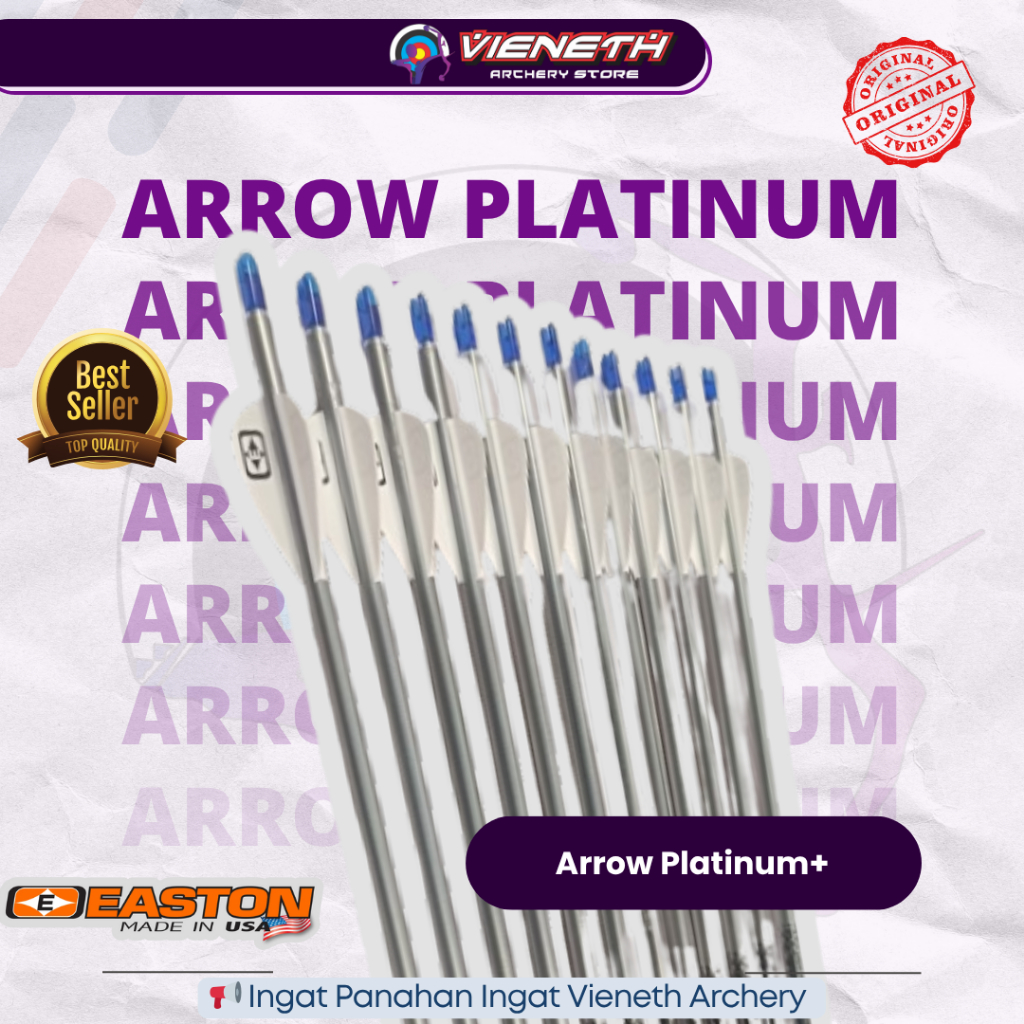 ANAK PANAH EASTON PLATINUM 6 PCS dan 1 LUSIN - ARROW EASTON XX75 PLATINUM