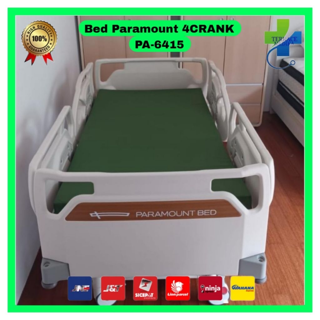 Bed paramount Second Bed paramount 4CRANK Pa-6415 Ranjang Pasien 4CRANK Second Tempat Tidur Pasien 4