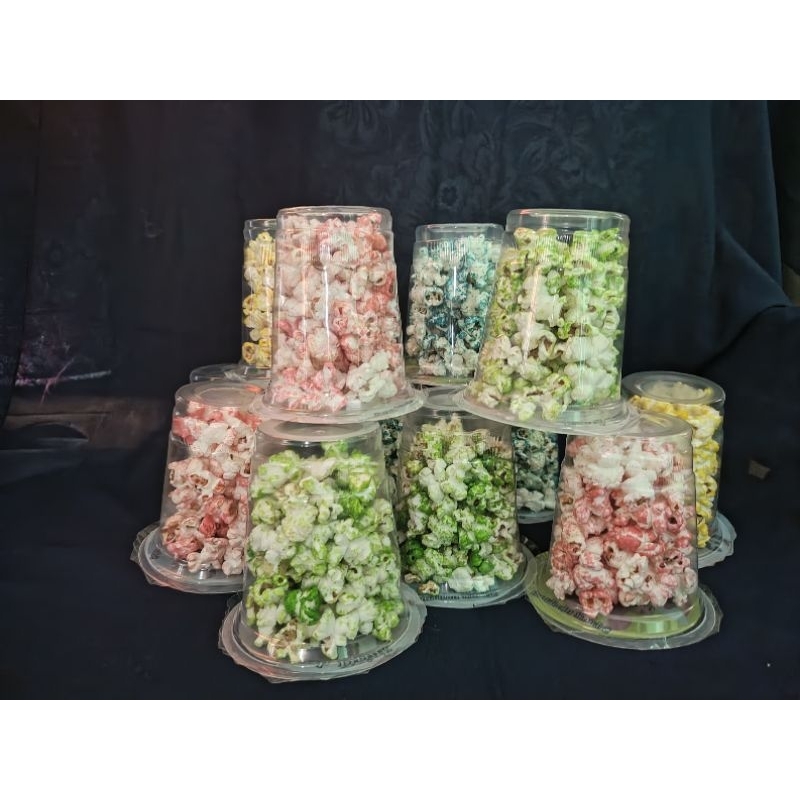 

popcorn manis warna warni bungkusan isi (10 pics)