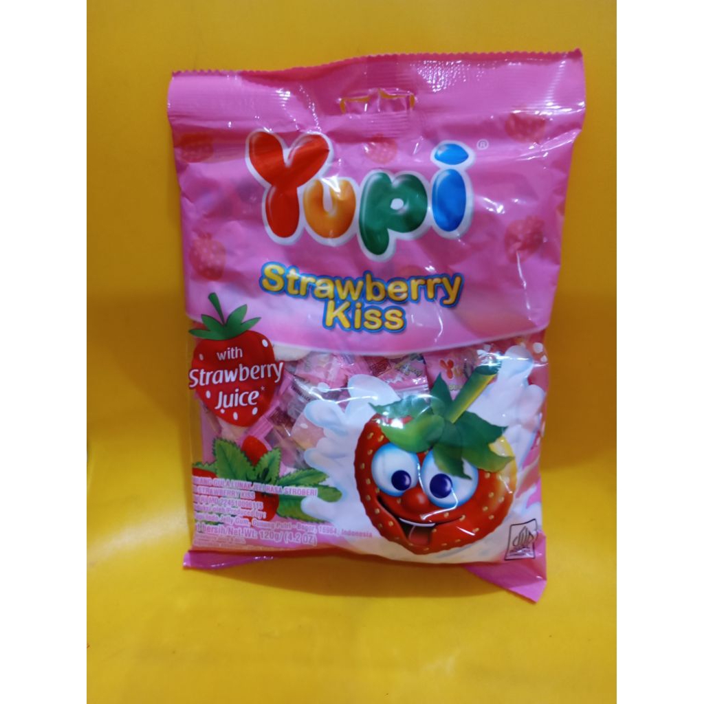 

PERMEN YUPI STRAWBERRY KISS 120g
