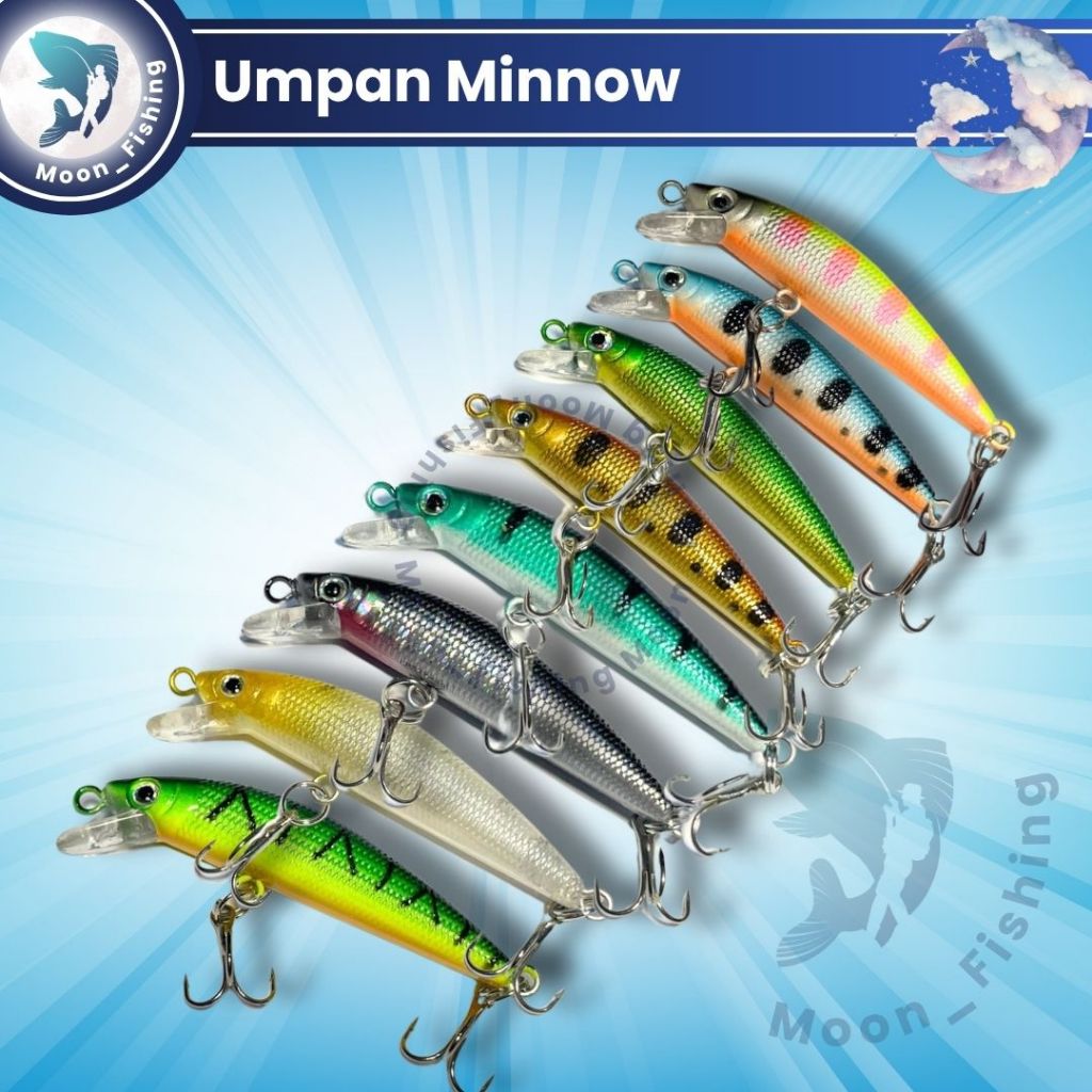 Umpan Minnow Pancing Floating 50mm / 5cm