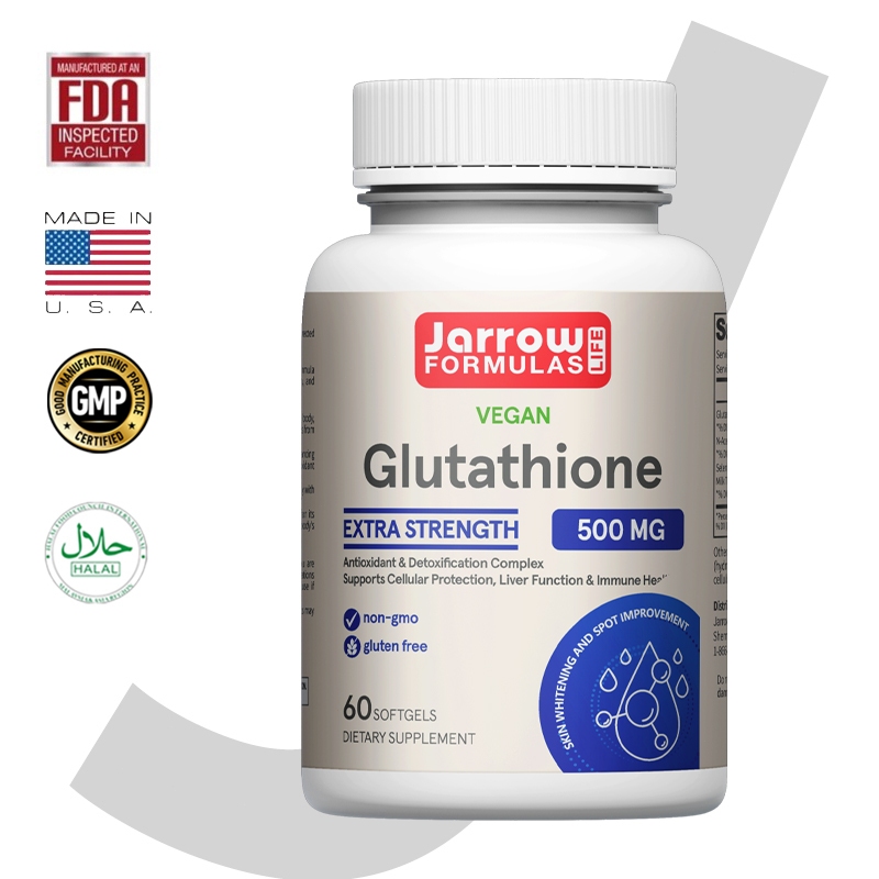 Jarrow FORMULAS Glutathione, memperbaiki kerusakan sel, 60 kapsul
