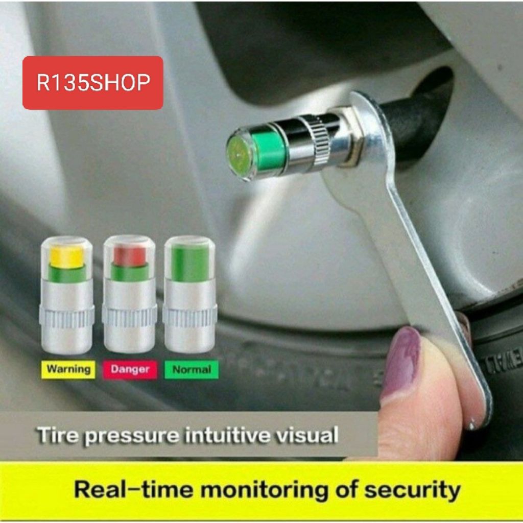 R135 Tutup Pentil Ban Mobil dengan Indikator Tekanan Angin Autobros 2 pic