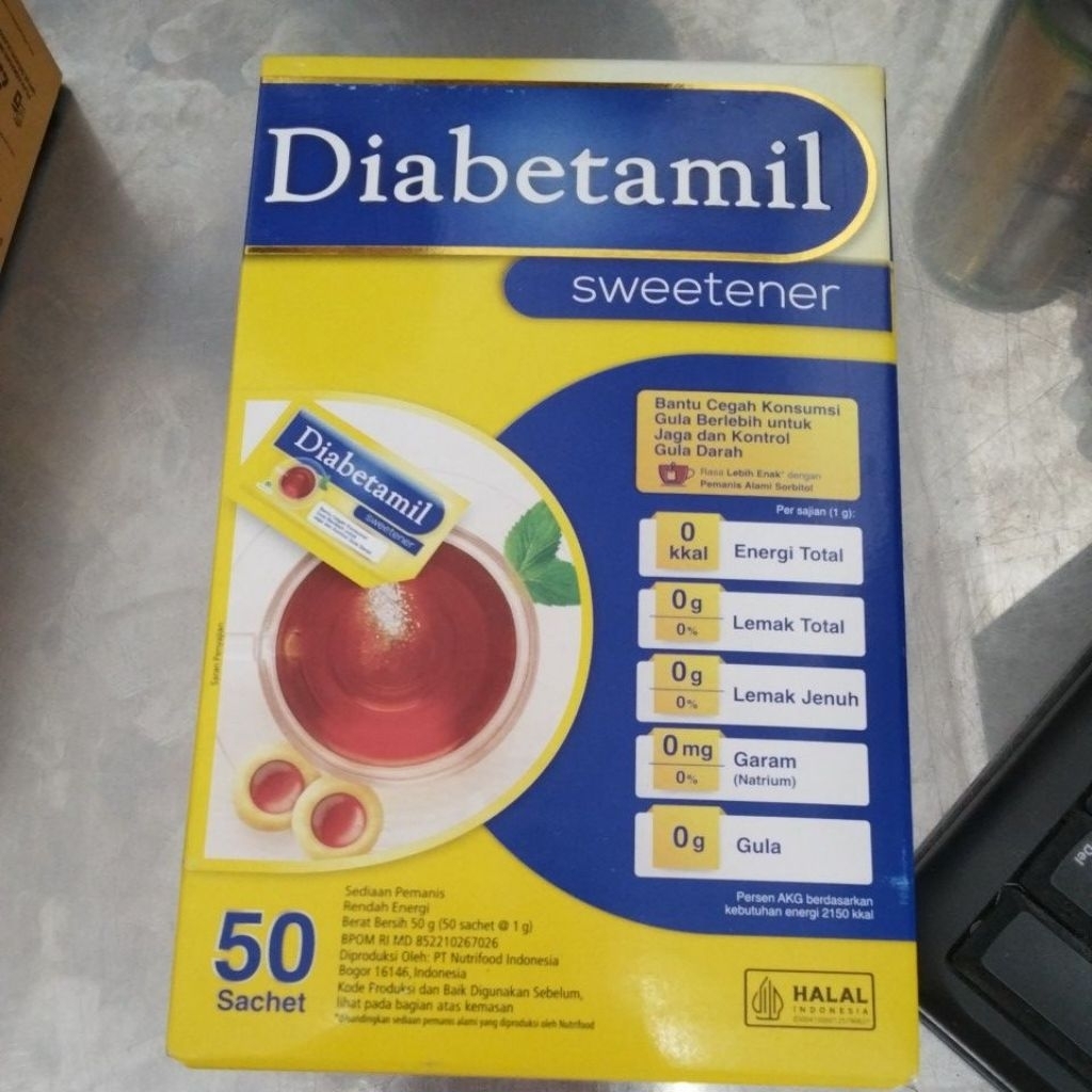 

DIABETAMIL SWEETENER 50SACHET