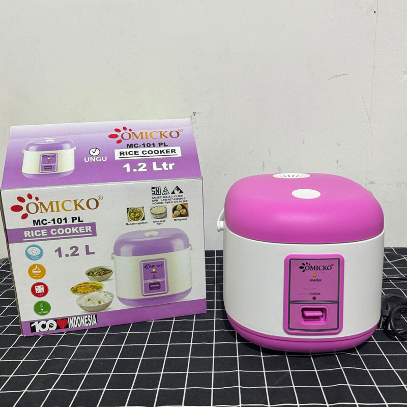 Rice Cooker  Omicko/TD 1,2 Liter Anti Lengket