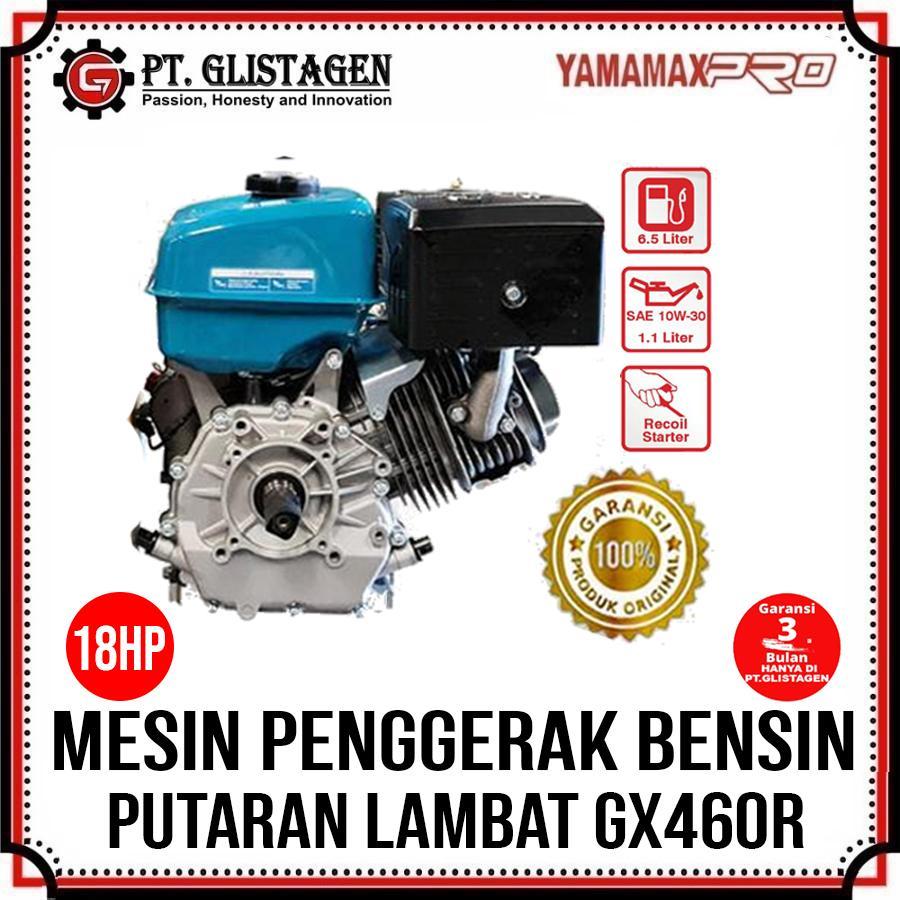 YamamaxPro Engine GX460R 18 Hp Reducer Mesin Penggerak Motor 18Hp GX-460R Putaran Lambat