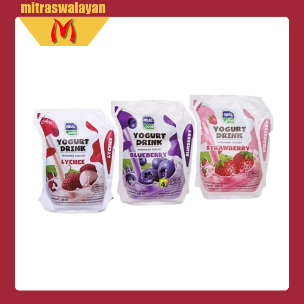 

REAL GOOD Yogurt Drink isi 3 X 125 ml