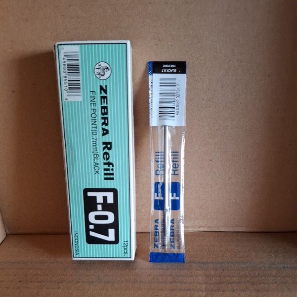 

(pcs) isi pen zebra F-07 / zebra refill fine point 0.7mm