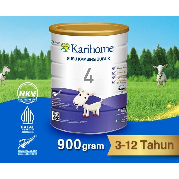 

Karihome 4 Susu Kambing Bubuk untuk Anak usia 3 – 12 tahun