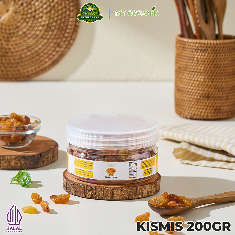 

My Organik Kismis Golden Raisins Premium Organik Original 100% Raisin Simin Organic 200gr