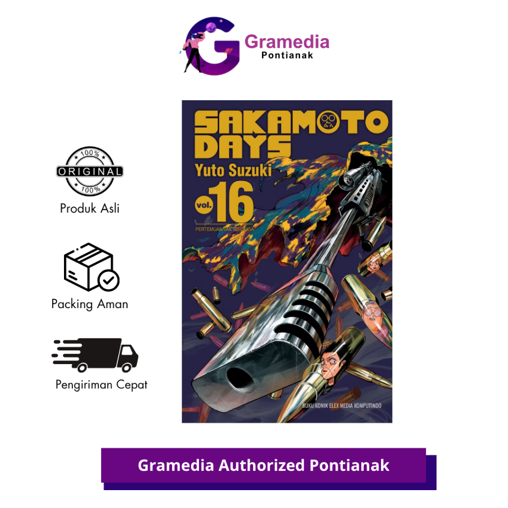 GRAMEDIA PONTIANAK - SAKAMOTO DAYS 16 - KOMIK SAKAMOTO DAYS NEW VOLUME
