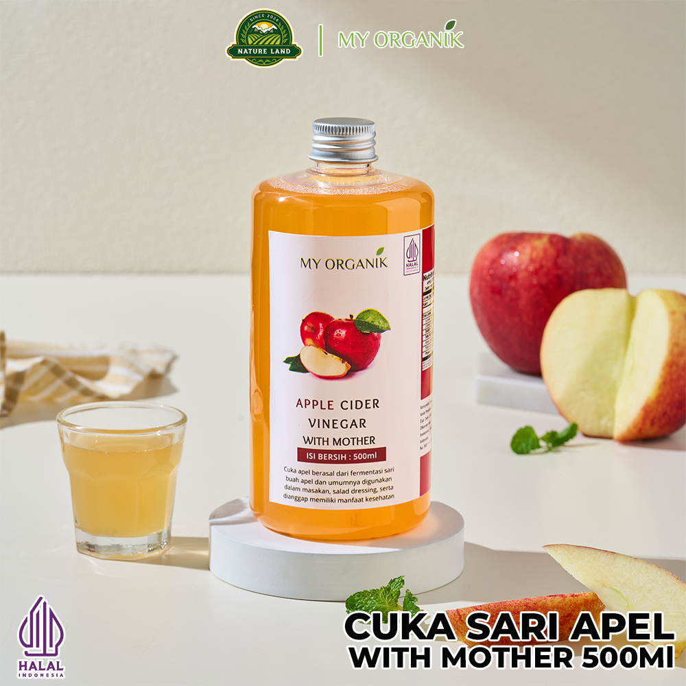 

My Organik Cuka Apel Apple Cider Vinegar With The Mother Premium Organik Original