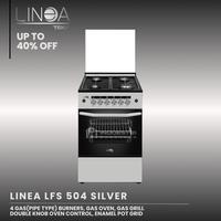 Kompor Gas Freestanding TEKA LINEA LFS 504 SILVER / Freestanding Cooker TEKA / Kompor dengan Oven TE