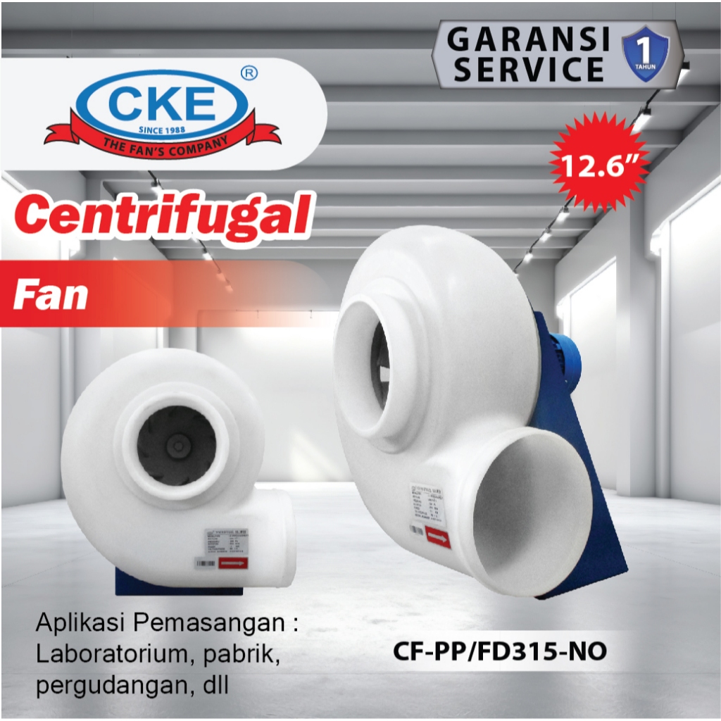 BLOWER KEONG / Centrifugal Fan CF-PP FD315 380V Centrifugal Blower Keong